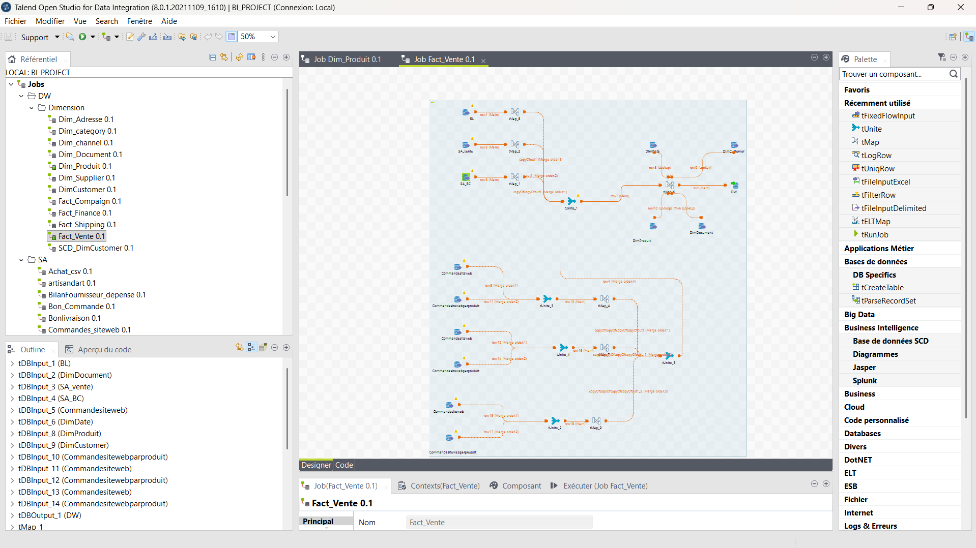 Sougui Talend ETL pipeline